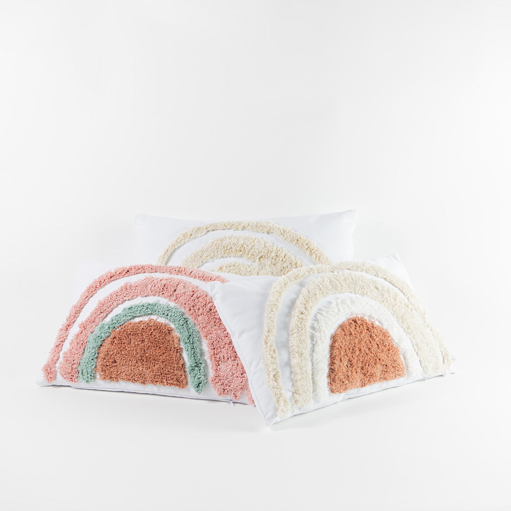 Rainbow Days Natural Cushion