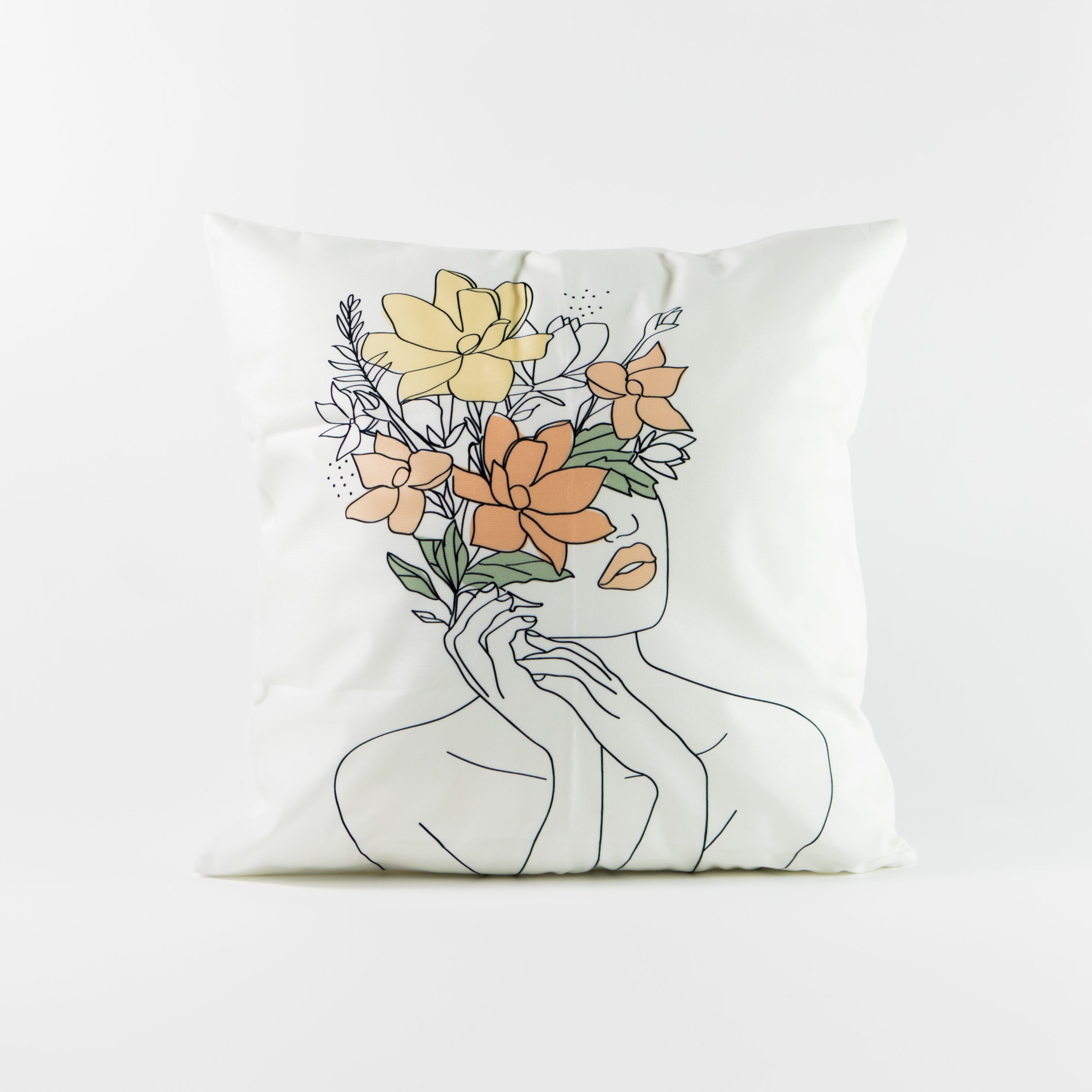 Boho Babe Floral  Cushion