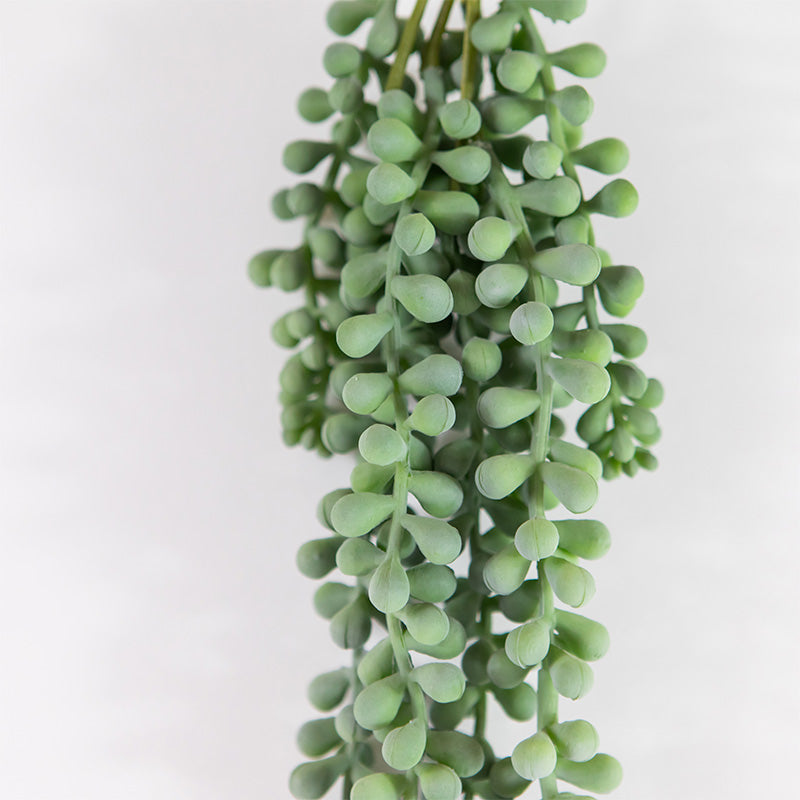 Faux Strings of Pearls Hanging Plant